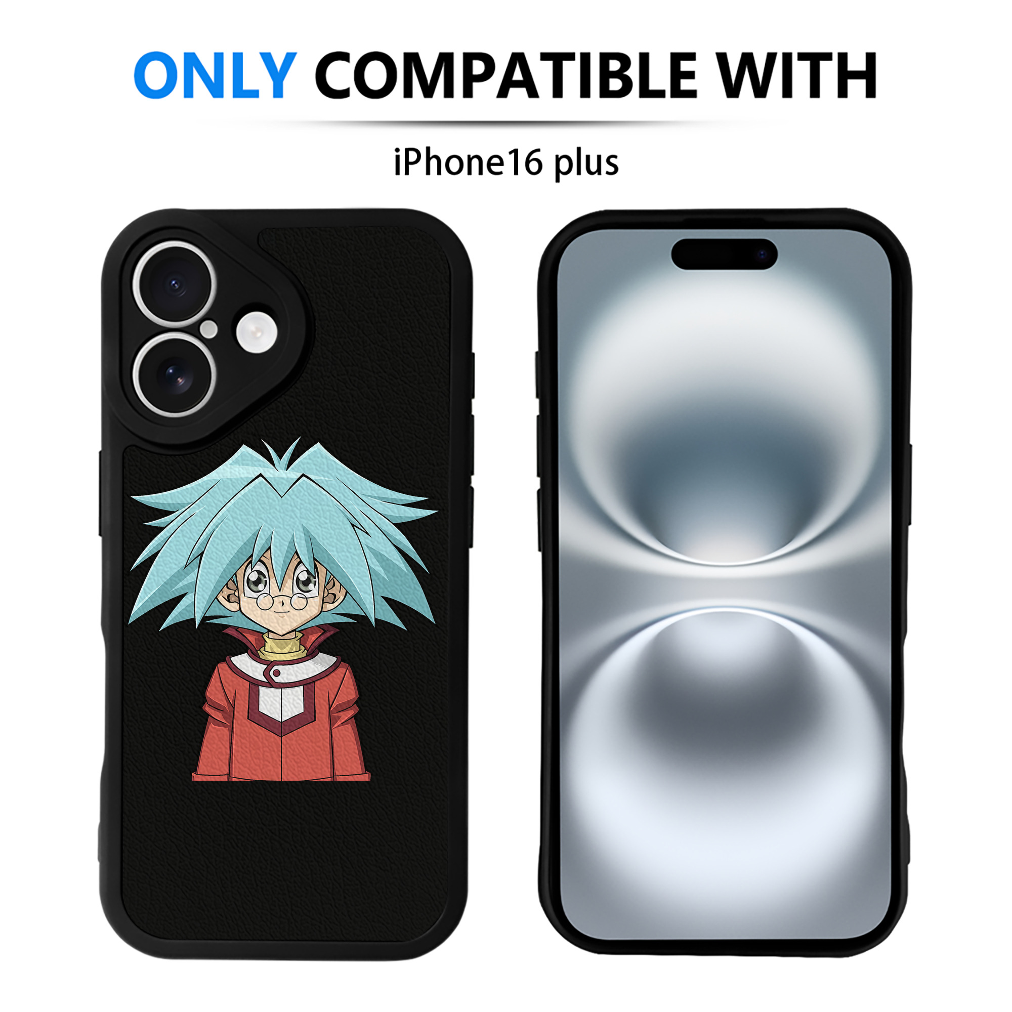 遊☆戯☆王 Yu-Gi-Oh! 【iPhone 16シリーズ対応】シリコンスマホケース（レザー調） 材質：シリコン